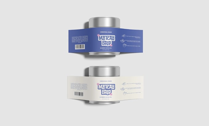 design premium matcha tea packaging that stands out