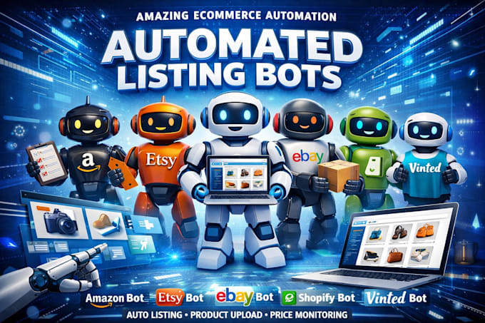 build twitter slack bot, auto listing bot for facebook,auto buying bot,chatbot