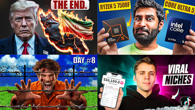 make scroll stopping thumbnail