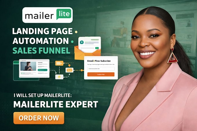 mailerlite email automation with landing page or mailerlite website sales funnel