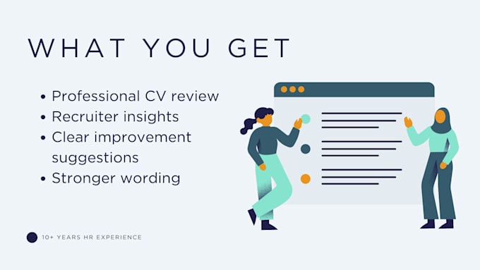 review your CV or resume from a real HR perspective
