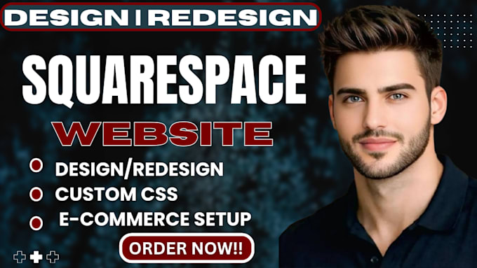 design a professional squarespace website with advanced SEO