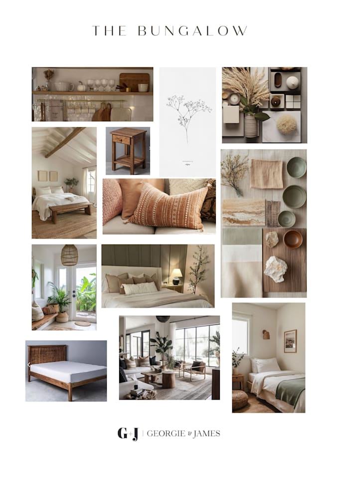 let me create a professional interior mood board