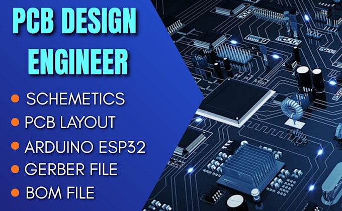 pcb design, pcb layout, circuit design, and electronics schematic design