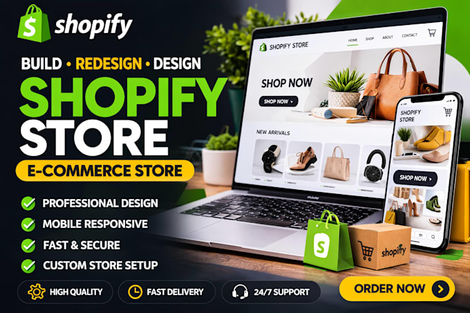 build shopify store redesign design copy ecommerce store redesign shopify store