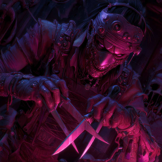 design fantasy horror character art or horror art
