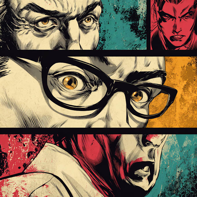 draw modern urban comic character illustration