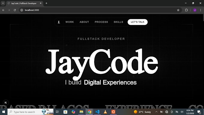 develop a professional, scalable full stack react and django web application