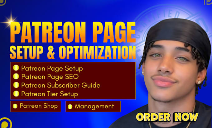 create a professional patreon profile patreon page setup and optimization