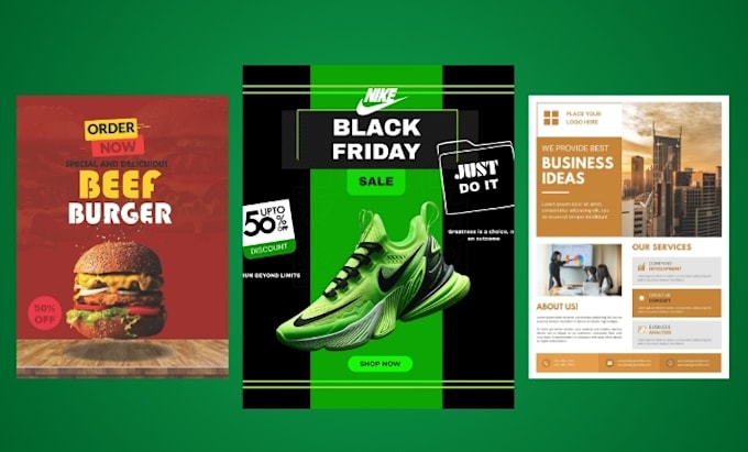 your professional graphic designer for flyer poster thumbnail