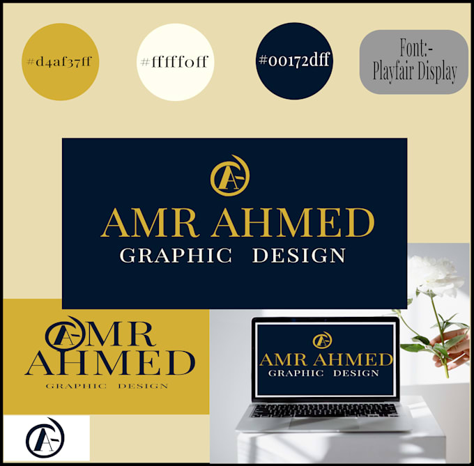 design professional typography, monogram and artistic logo