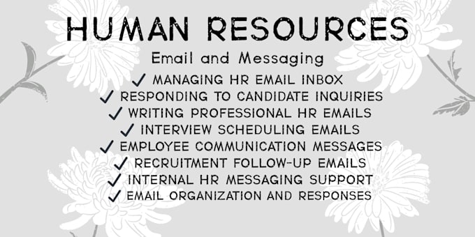manage HR emails and professional messaging
