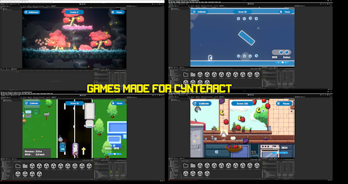 write your game in unity