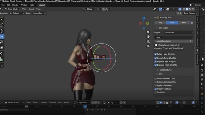 Rerig 3d character,3d animaze rig,avatar rig,ue5 facial shape,mocap,dna ...