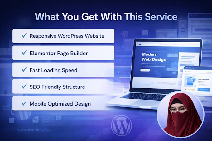 create a professional wordpress website for your business
