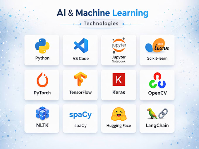 build ai, machine learning, and deep learning models using python