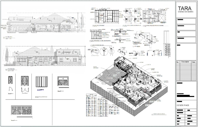 design construction permit blueprint architecture and mep drawings