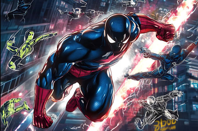 create superhero character design
