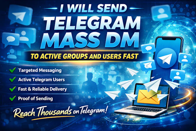 send telegram mass direct messages to targeted users