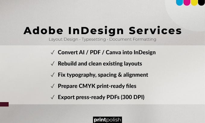 convert your canva, PDF, or ai image to indesign