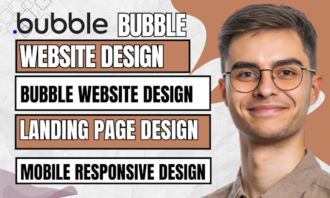 do bubble website design or bubble web app mvp saas bubble io no code developer