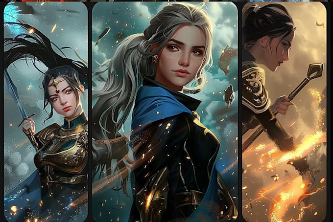Draw your dnd character illustration by Ichhali96 | Fiverr