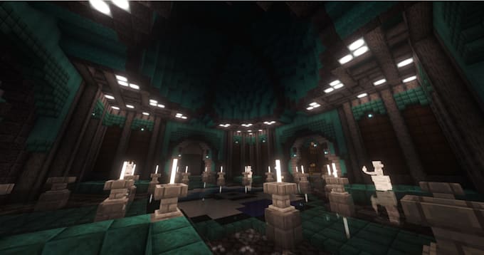 build minecraft lobby, map, house, spawn in java or bedrock