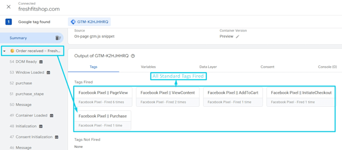 setup or fix facebook pixel and google analytics 4 tracking