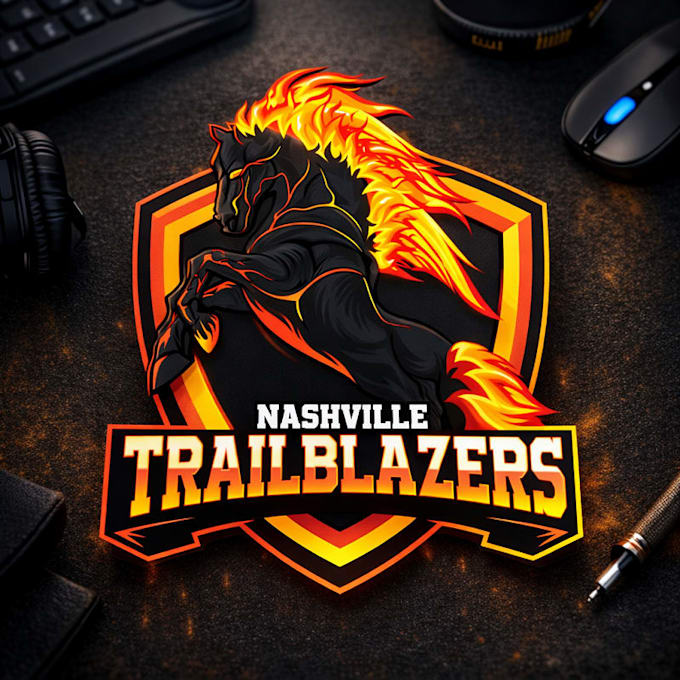 design a powerful and professional horse logo