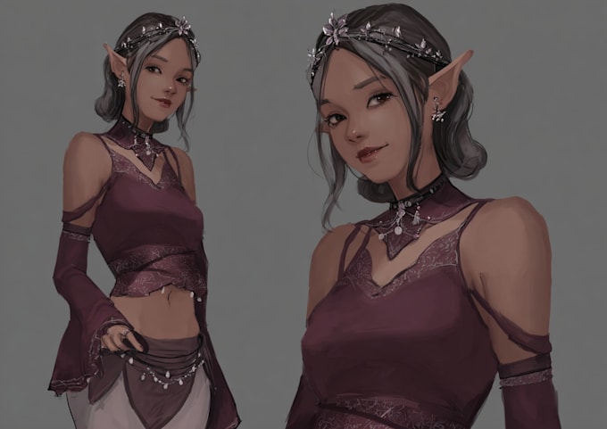 create unique and high quality dnd character art