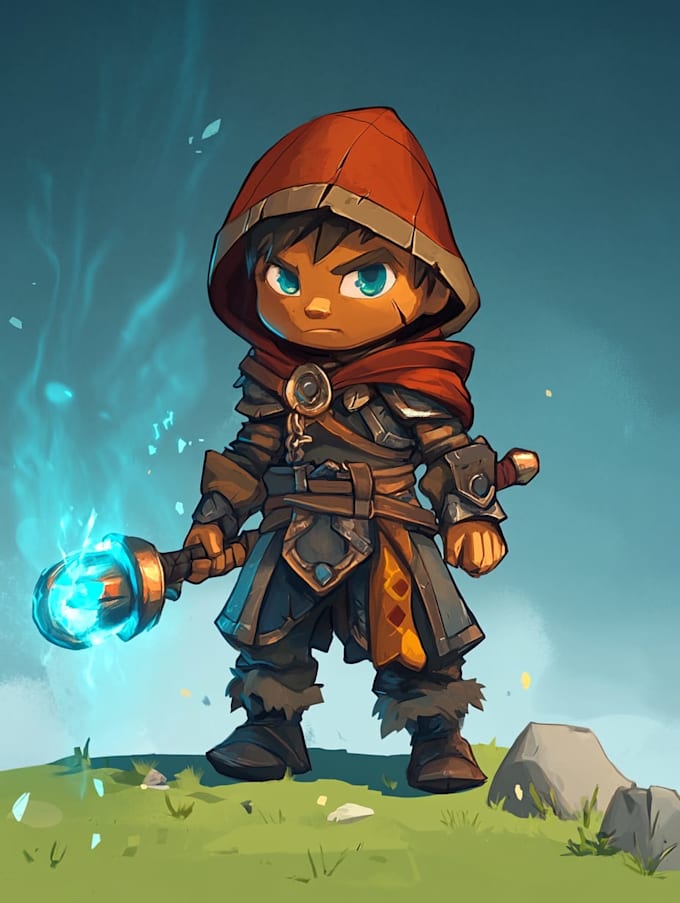 draw 2d game character or 2d game character