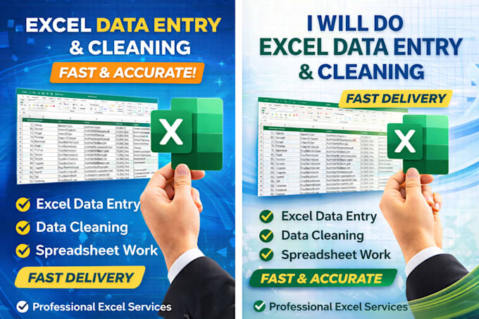 do professional microsoft excel data entry and data analysis