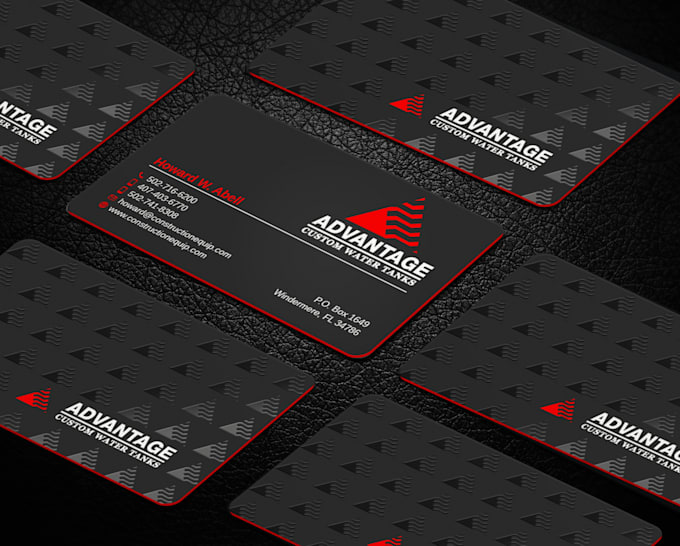 black spot uv business card design