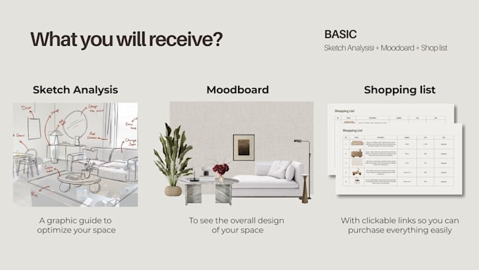 design a beautiful and functional interior for your space