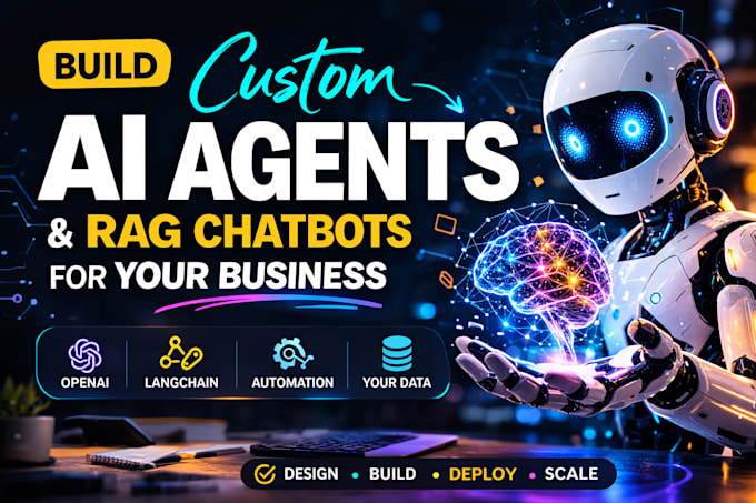 build a custom ai agent or rag chatbot using openai, langchain, and python
