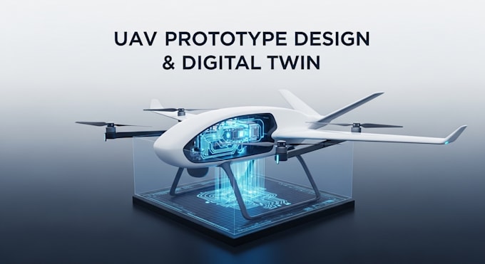 do uav prototype design, avionics integration, drone digital twin, simulation