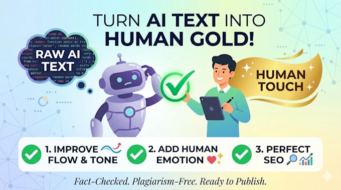 rewrite, edit and humanize chatgpt ai content