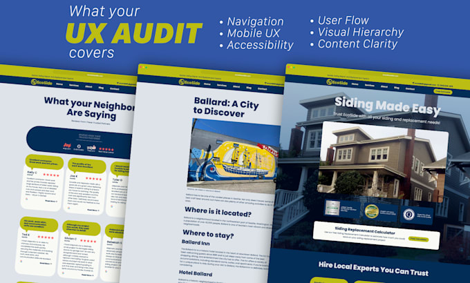 perform a professional website UX audit