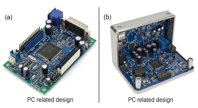 create pcb design and pcb enclosure design using kicad, altium, and fusion360