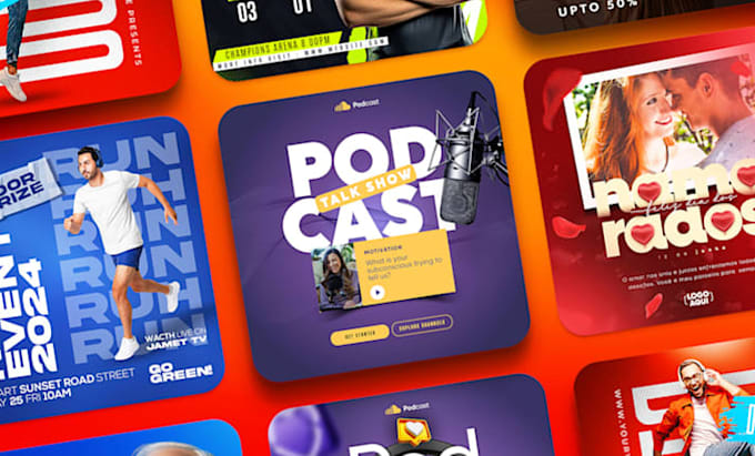 design engaging instagram posts, ads, and carousel posts