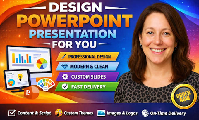 design powerpoint presentation design for you