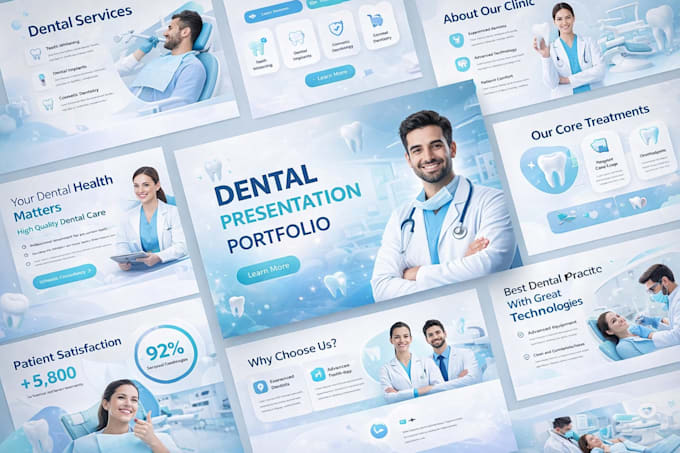 design human made professional dental powerpoint presentations