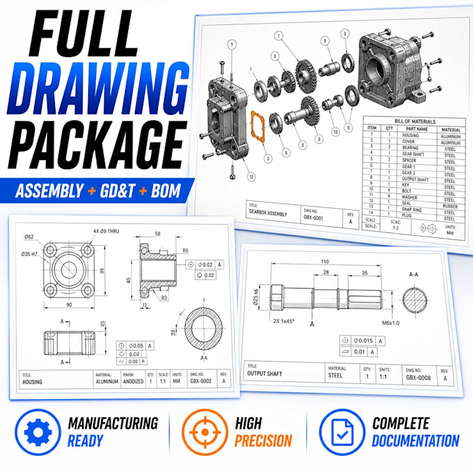 create professional technical drawings from your 3d cad model