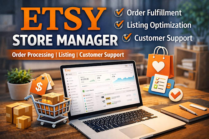 manage your etsy store and process orders professionally