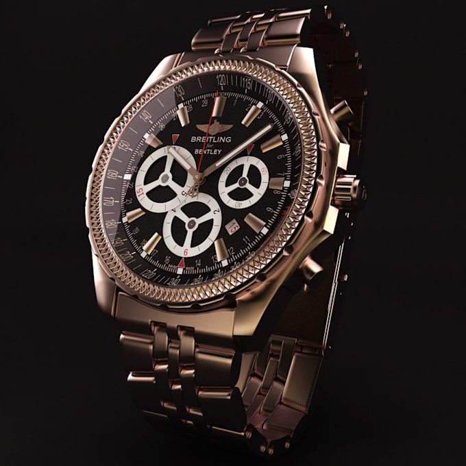 create realistic 3d watch design 3d watch model 3d watch animation