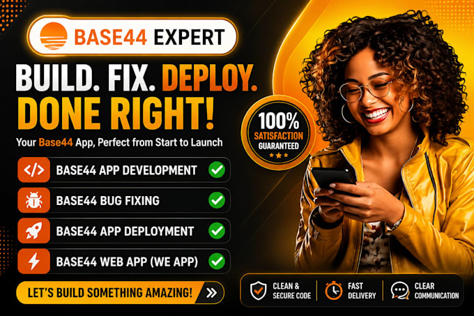 base44 expert base44 bug fixing base44 app deployment base44 app we app base44