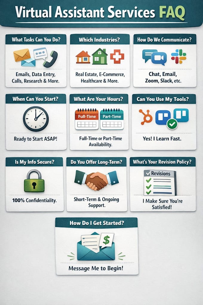do virtual assistant and admin task