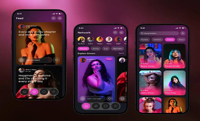 develop live streaming website music streaming app video streaming app iptv app