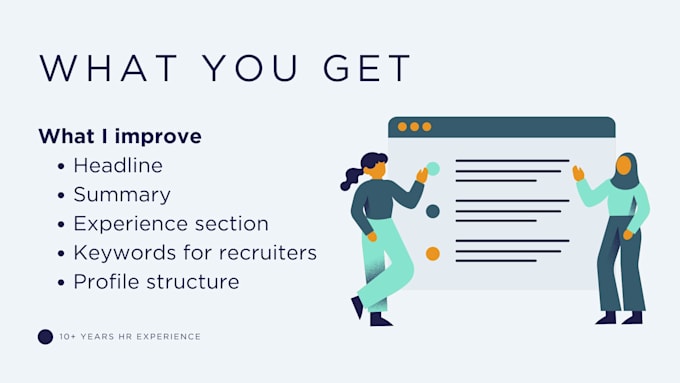 rewrite and optimize your linkedin profile to attract recruiters