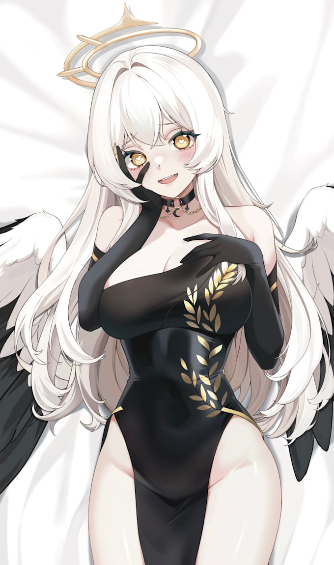 draw dakimakura pillow art